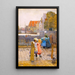 A Corner of Amsterdam - Hans Herrmann — framed artwork on a wall