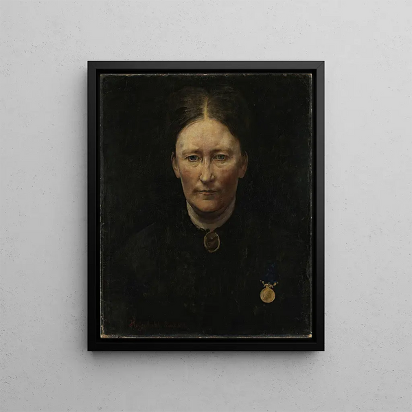 Hans Heyerdahl - Portrait of the Actress Laura Gundersen.webp