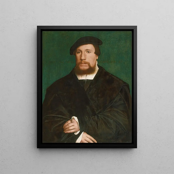 Hans Holbein The Younger - Portrait of a Hanseatic Merchant.webp