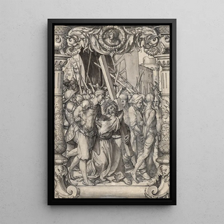 Hans Holbein The Younger - Scheibenriss mit der Kreuztragung Christi.webp
