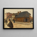 Rue à Tomaszów - Hans Larwin — framed artwork on a wall