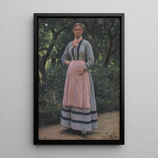 Hans Michael Therkildsen - Ung pige i en have.webp