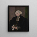 Portrait von Maria Kitscher Mme von Freyberg - Hans Mielich — gerahmtes Bild an der Wand