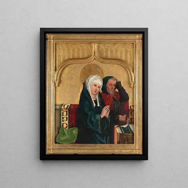 Hans Pleydenwurff - The presentation of Christ in the temple part of the wing panel.webp