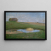 Sommerlandschaft mit einem Tempel - Hans Richard von Volkmann — gerahmtes Bild an der Wand