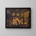 Le Nozze di Cana - Hans Rottenhammer — quadro incorniciato alla parete