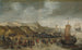 Un Capodoglio Spiaggiato sulla Spiaggia a Noordwijk il 28 Dicembre 1614 - Hans Savery il Vecchio — vista dell’opera