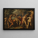 Mosè che innalza il serpente di bronzo - Hans Speckaert — quadro incorniciato alla parete