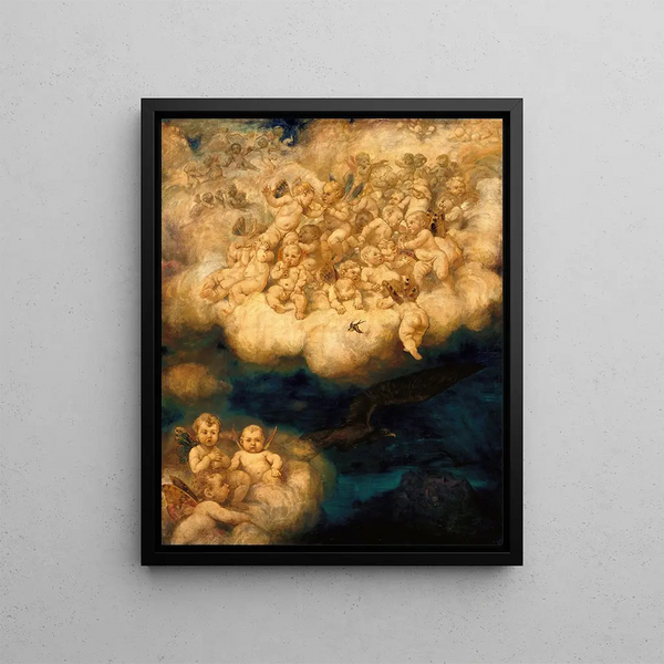 Hans Thoma - Cloud of Angels.webp