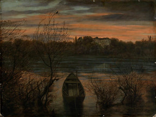Hans Thoma - Einsamer Kahn.webp