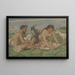 Famiglia di Fauni - Hans Thoma — quadro incorniciato alla parete