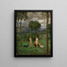 Al paradiso - Hans Thoma — quadro incorniciato alla parete