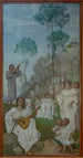 Triptychon der Osterfelder Felder der Glückseligen Das Paradies - Hans Thoma — Ansicht des Kunstwerks