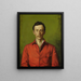 Ritratto del principe Federico Carlo di Hesse - Hans Thoma — quadro incorniciato alla parete