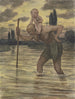 Saint Christophe - Hans Thoma — vista dell’opera