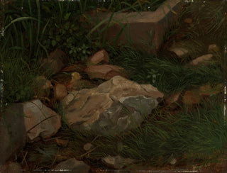 Hans Thoma - Steine im Gras.webp
