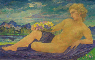 Hans Unger - Liegender weiblicher Akt.webp