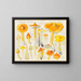 Hygrocybe conica subsp. nigrescens - Hans Baldung — gerahmtes Bild an der Wand