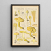 Tricholoma sulfurinum - Hans Baldung — framed artwork on a wall