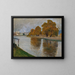 La Salzach vicino a Hallein - Hans Wild — quadro incorniciato alla parete