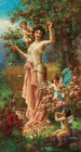 Eine Allegorie des Sommers mit Boten der Liebe - Hans Zatzka — Ansicht des Kunstwerks