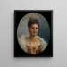 Archiduchesse Maria Annunziata - Hans Zatzka — gerahmtes Bild an der Wand
