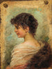 Ritratto di profilo di una giovane donna - Hans Zatzka — vista dell’opera
