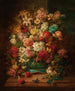 Naturstillleben mit Blumen und Schmetterlingen - Hans Zatzka — Ansicht des Kunstwerks