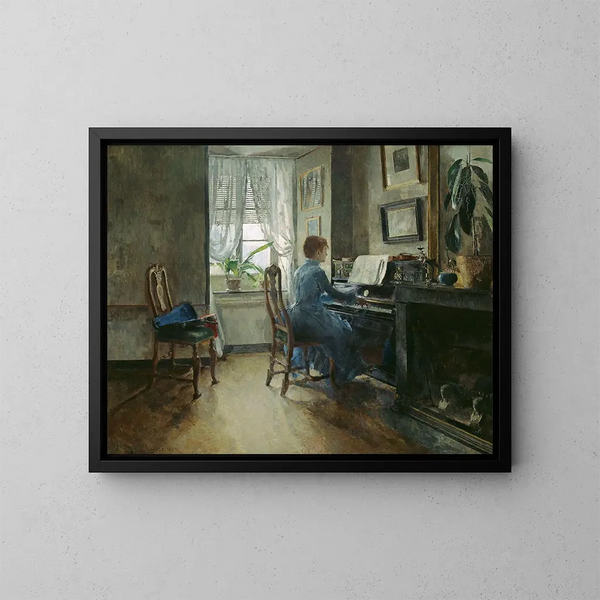 Chez moi - Harriet Backer — quadro incorniciato alla parete