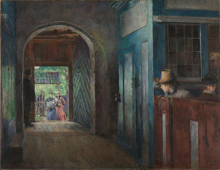 Harriet Backer - Christening in Tanum Church.webp