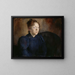 Ritratto di Nenna Janson Nagel b Backer Lunde - Harriet Backer — quadro incorniciato alla parete