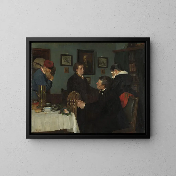 L'Adieu - Harriet Backer — quadro incorniciato alla parete