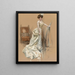 Die Leinwand der goldenen Spinne - Harrison Fisher — gerahmtes Bild an der Wand