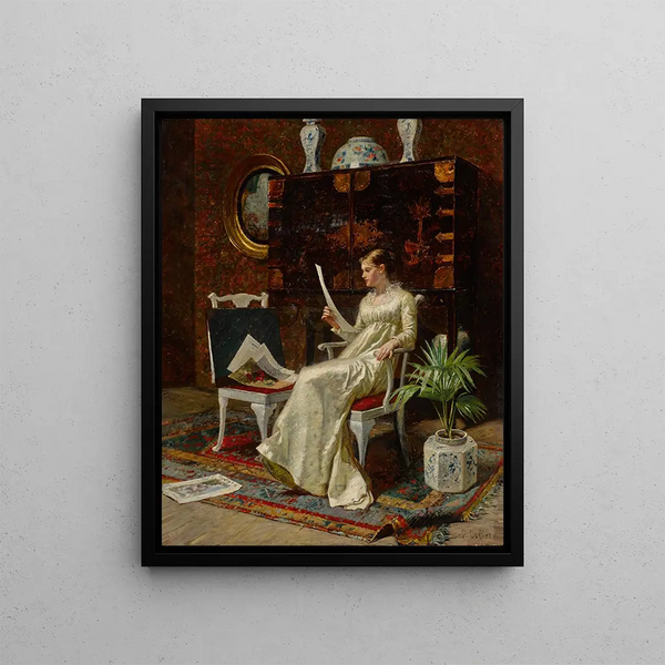 Hector Caffieri - Woman Reading.webp