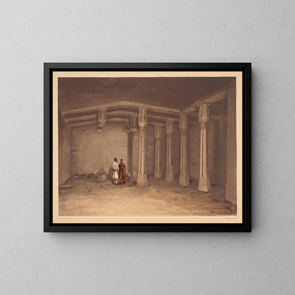 Beni Hassan - Hector Horeau — gerahmtes Bild an der Wand