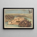 Île de Philæ - Hector Horeau — quadro incorniciato alla parete