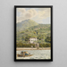 La Villa Artaria au lac de Côme - Heinrich Adam — quadro incorniciato alla parete