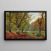 Lago della foresta - Heinrich Böhmer — quadro incorniciato alla parete