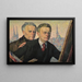 Mein Großvater und ich - Heinrich Eduard Linde-Walther — gerahmtes Bild an der Wand