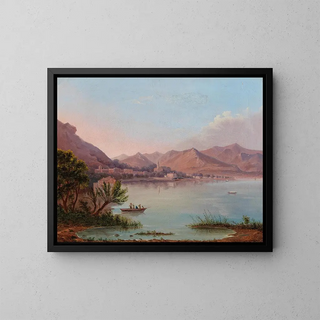 Heinrich Jaeckel - A View of Lake Como.webp