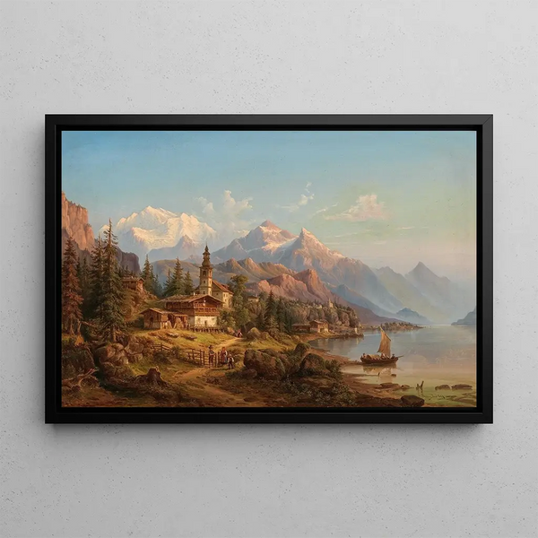 Heinrich Jaeckel - Partie vom Thuner See Switzerland.webp