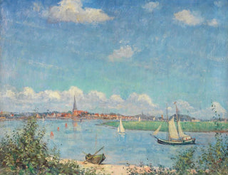 Heinrich LindeWalther - Blick auf Travemnde.webp