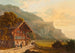 Vista della passeggiata di Meiringen alla cascata del Reichenbach - Heinrich Meichelt — vista dell’opera
