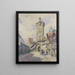 Tour de l'écluse de Rothenburg - Heinrich Rettig — gerahmtes Bild an der Wand