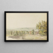 Vue de Morat sur le lac du même nom - Heinrich Rieter — gerahmtes Bild an der Wand
