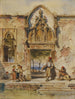 Scene of genre in Venice - Heinrich Stohl — artwork view
