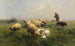 Pâturage ensoleillé - Heinrich von Zügel — Ansicht des Kunstwerks