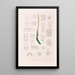 Icones Aroidearum Pl04 - Heinrich Wilhelm Schott — framed artwork on a wall