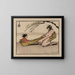 Une promenade venteuse - Helen Hyde — gerahmtes Bild an der Wand