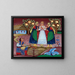 Serenade - Helena Schrammowa — gerahmtes Bild an der Wand